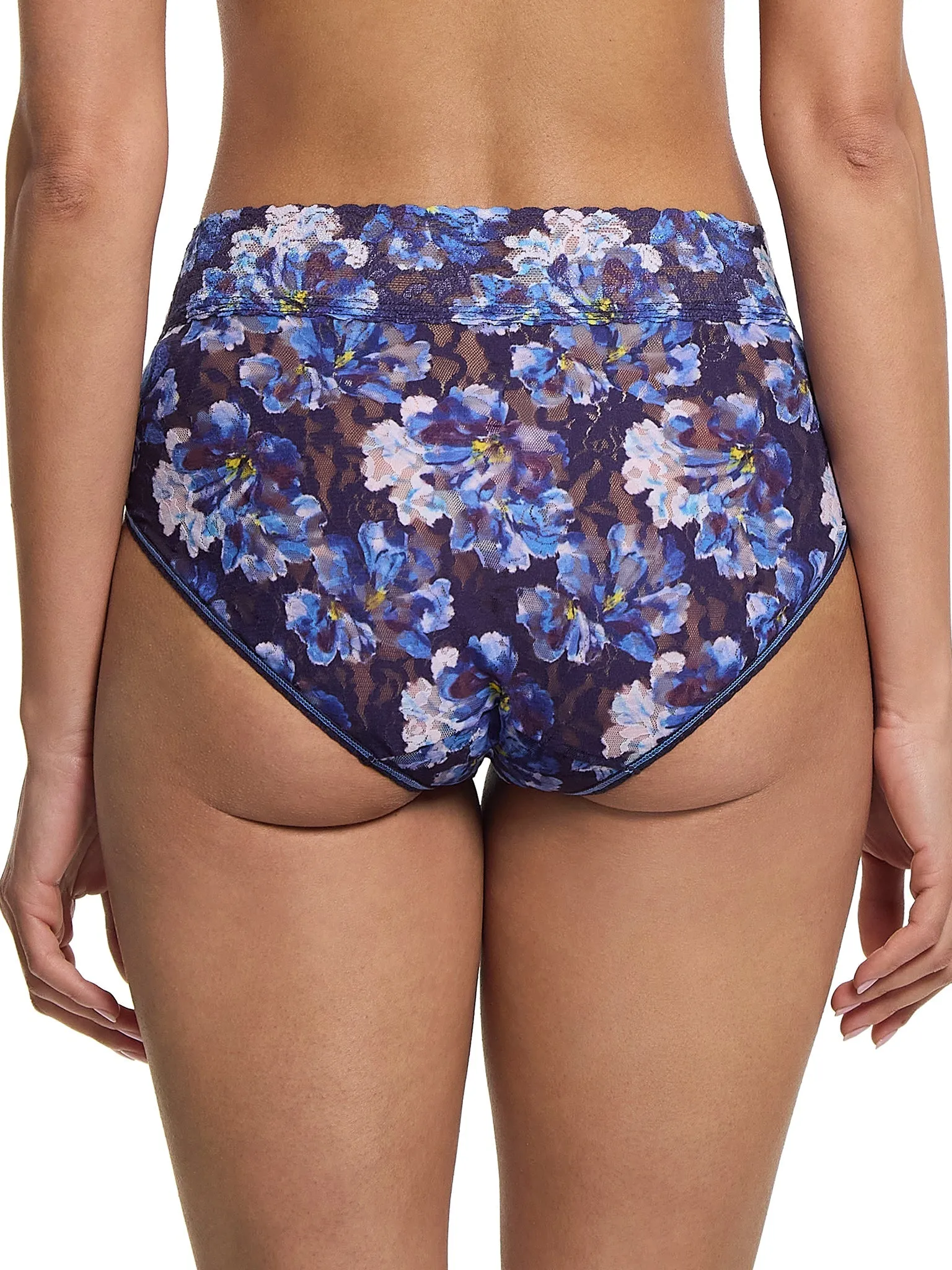 Printed Signature Lace® French Brief Nightfall Purple Sale sold by Hanky Panky product image thumbnail 2