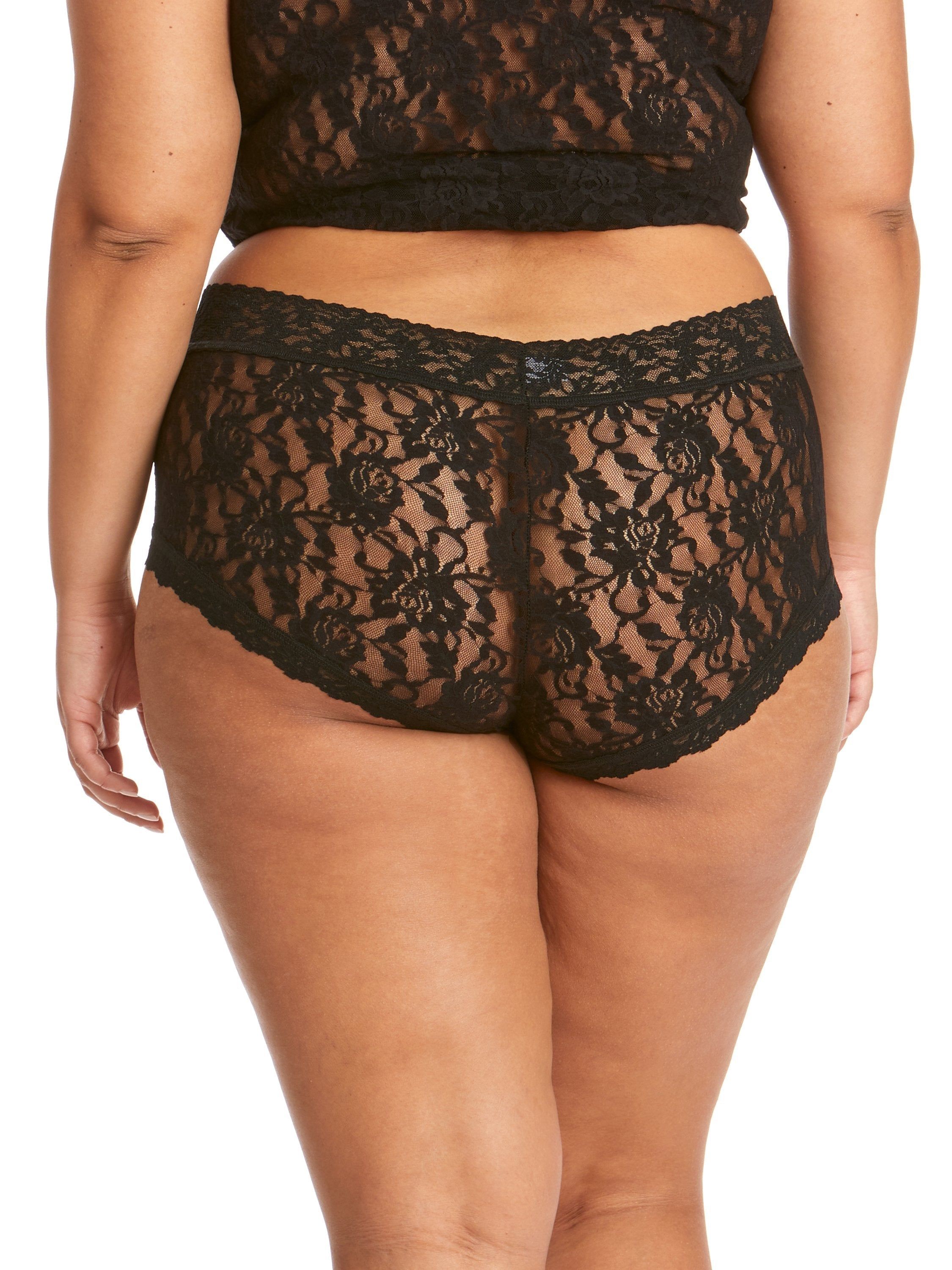 Plus Size Signature Lace Boyshort sold by Hanky Panky product image thumbnail 3