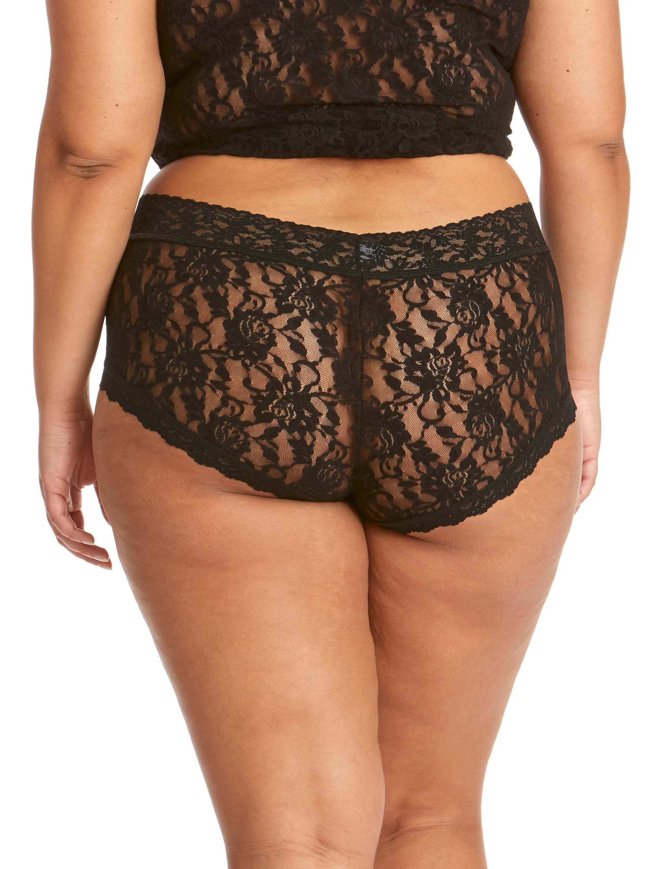 Plus Size Signature Lace® Boyshort Black Sale sold by Hanky Panky product image thumbnail 3