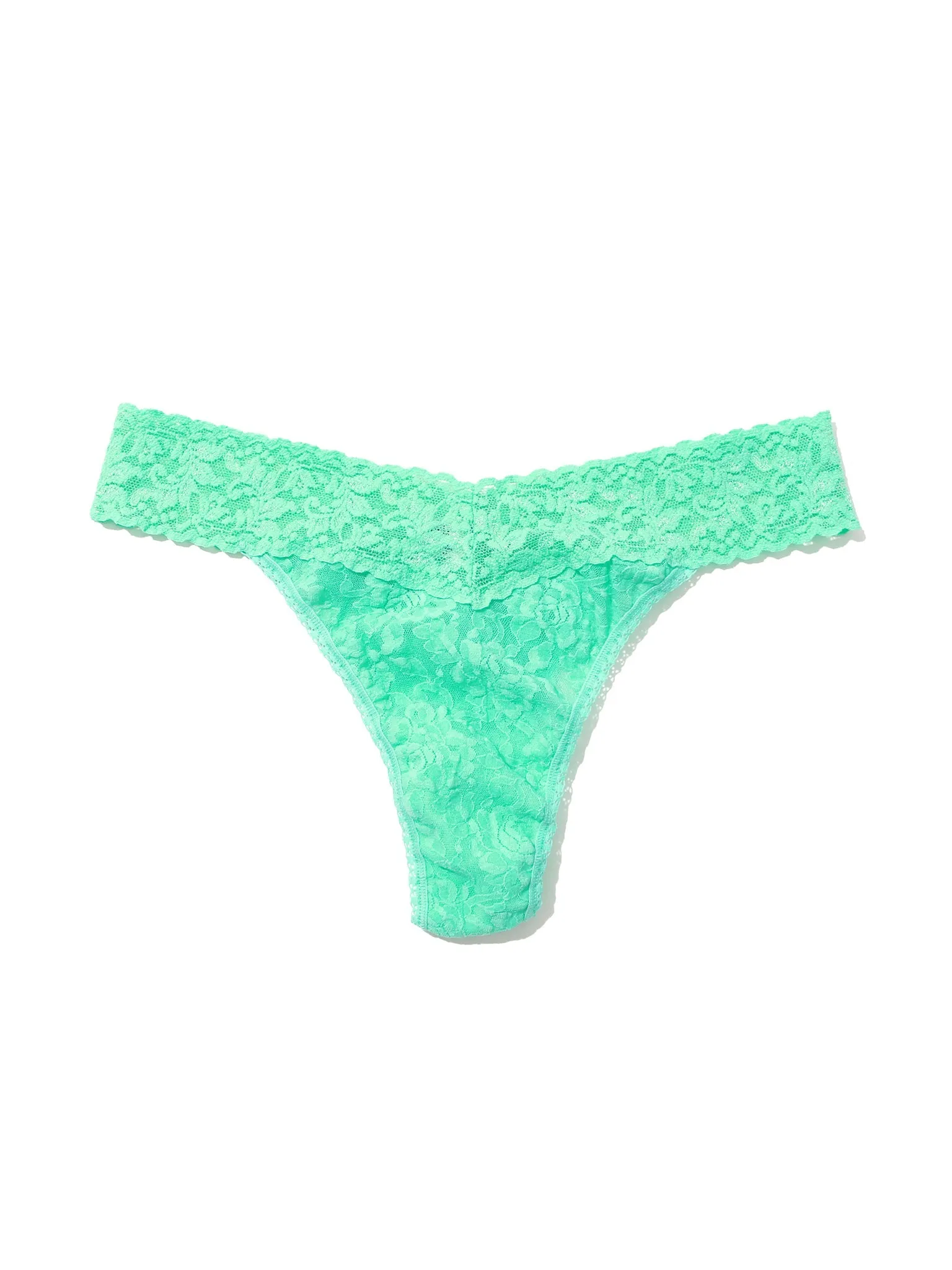 Signature Lace® Original Rise Thong Tulum Green Sale sold by Hanky Panky product image thumbnail 2