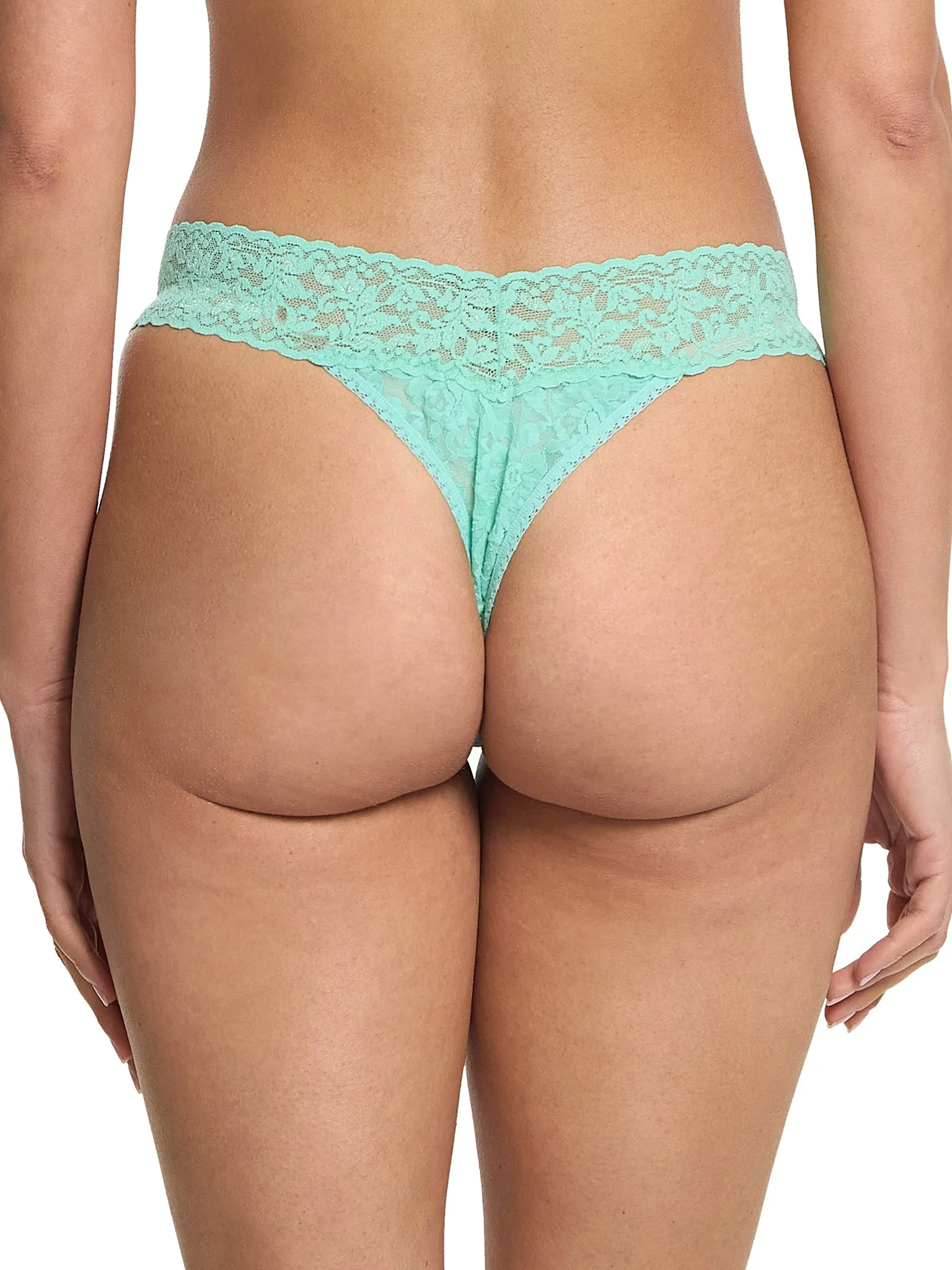 Signature Lace® Original Rise Thong Tulum Green Sale sold by Hanky Panky product image thumbnail 3