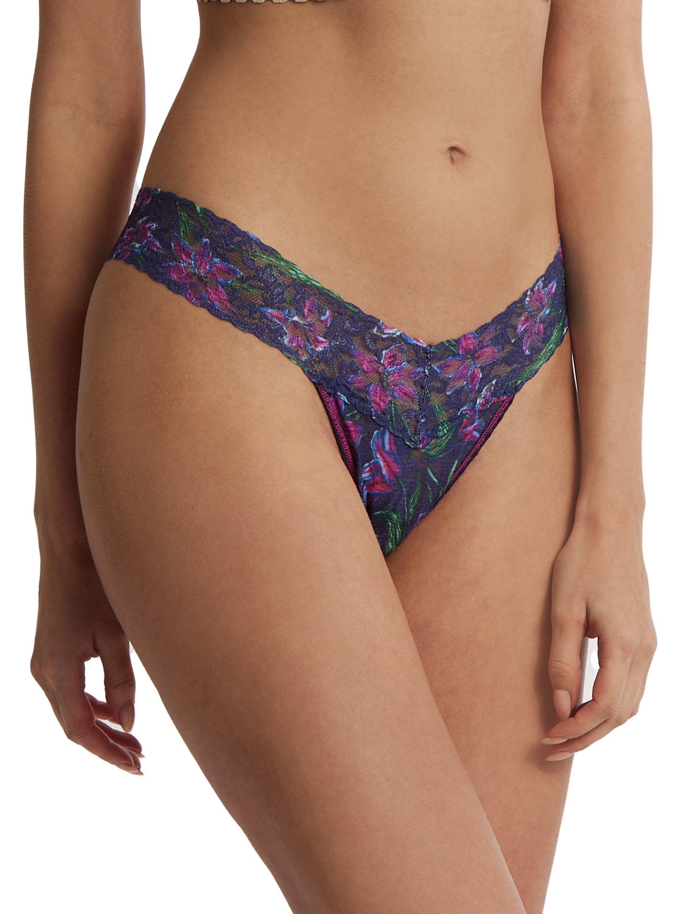Printed Signature Lace Low Rise Twilight Bloom sold by Hanky Panky product image thumbnail 2