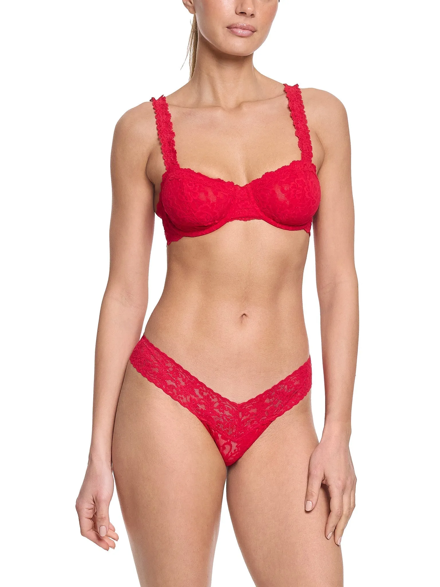 Signature Lace® Balconette Bra Red Sale sold by Hanky Panky product image thumbnail 4