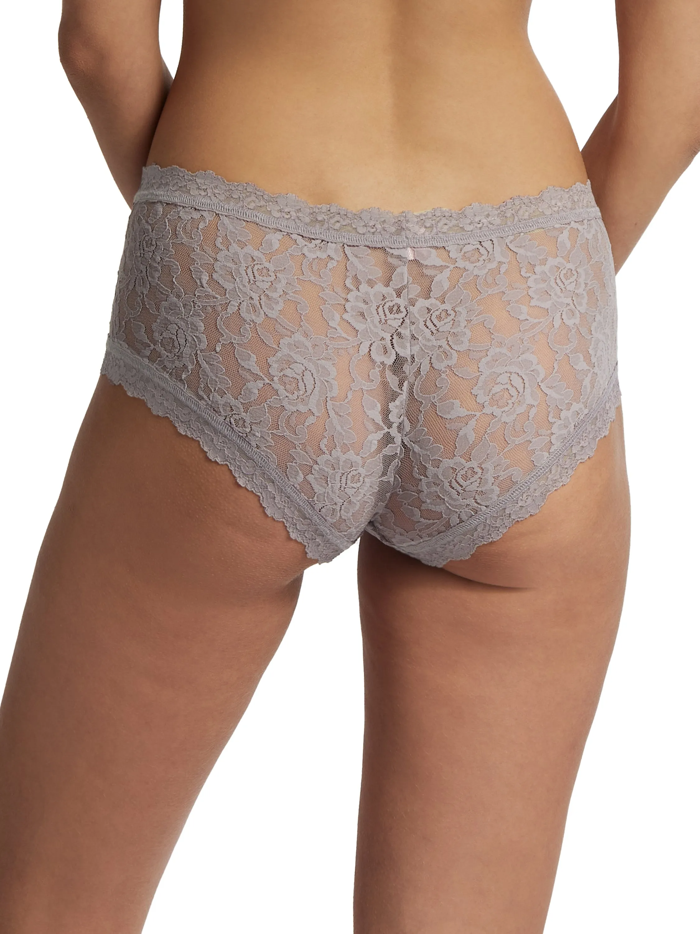 Signature Lace Boyshort Steel Grey Sale sold by Hanky Panky product image thumbnail 2