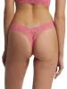 Signature Lace® Low Rise Thong Guava Pink sold by Hanky Panky