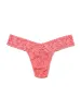 Signature Lace® Low Rise Thong Guava Pink sold by Hanky Panky