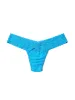 Signature Lace Low Rise Thong Ocean Eyes Blue sold by Hanky Panky