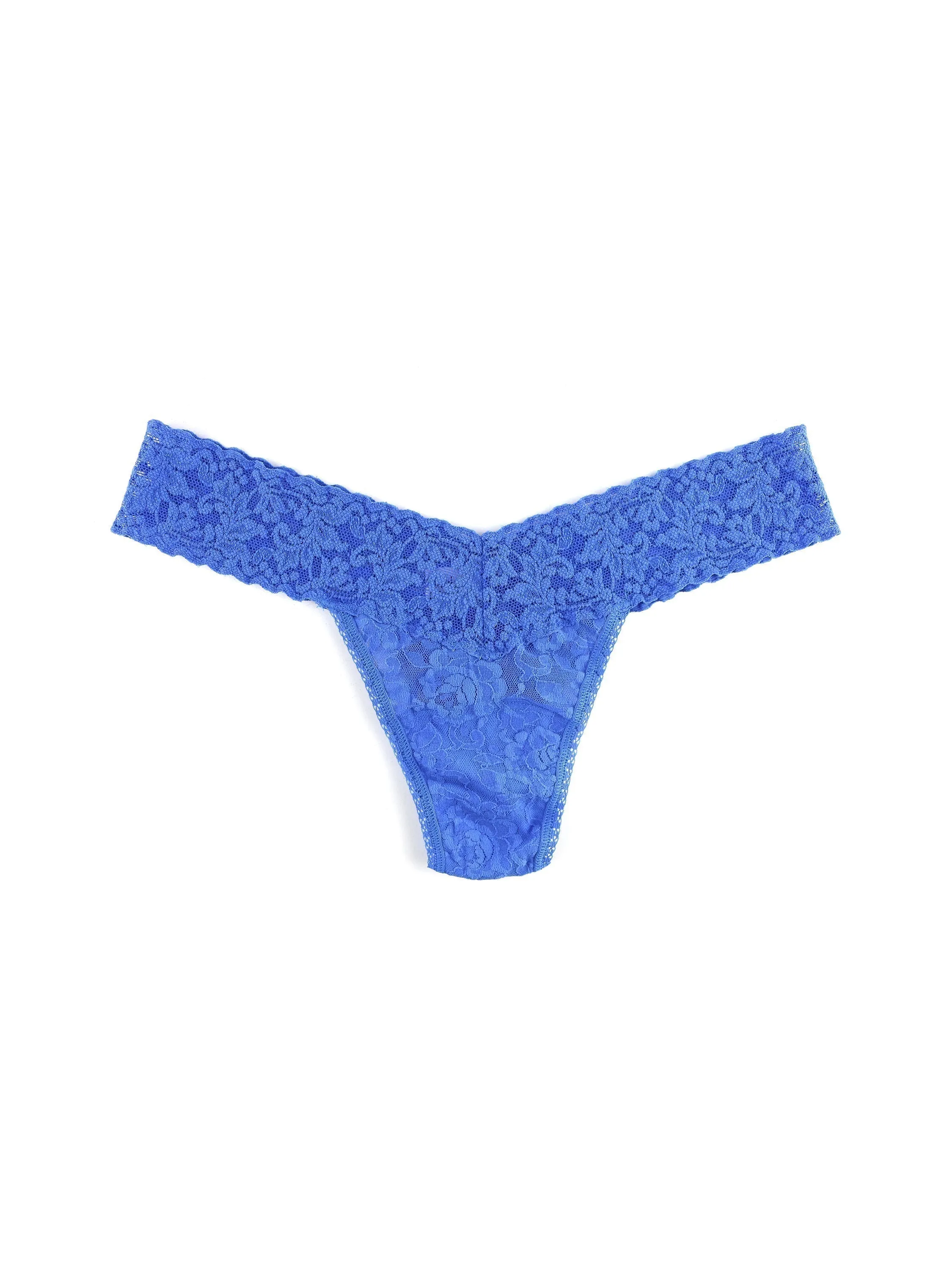 Signature Lace® Low Rise Thong Sea Blue Sale sold by Hanky Panky product image thumbnail 3