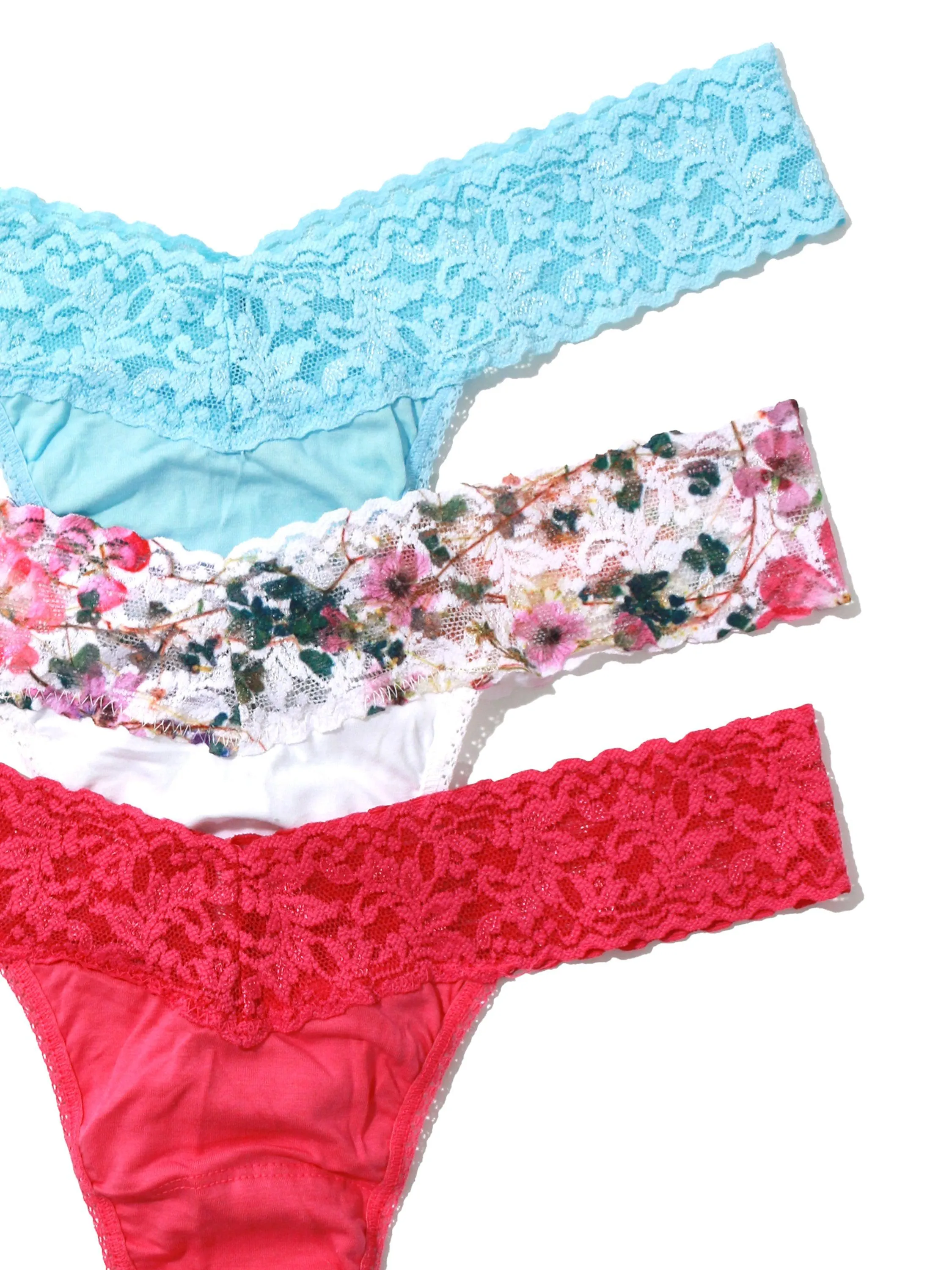 3 Pack Supima Cotton Low Rise Thongs Sale sold by Hanky Panky product image thumbnail 2