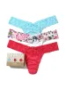 3 Pack Supima Cotton Low Rise Thongs Sale sold by Hanky Panky