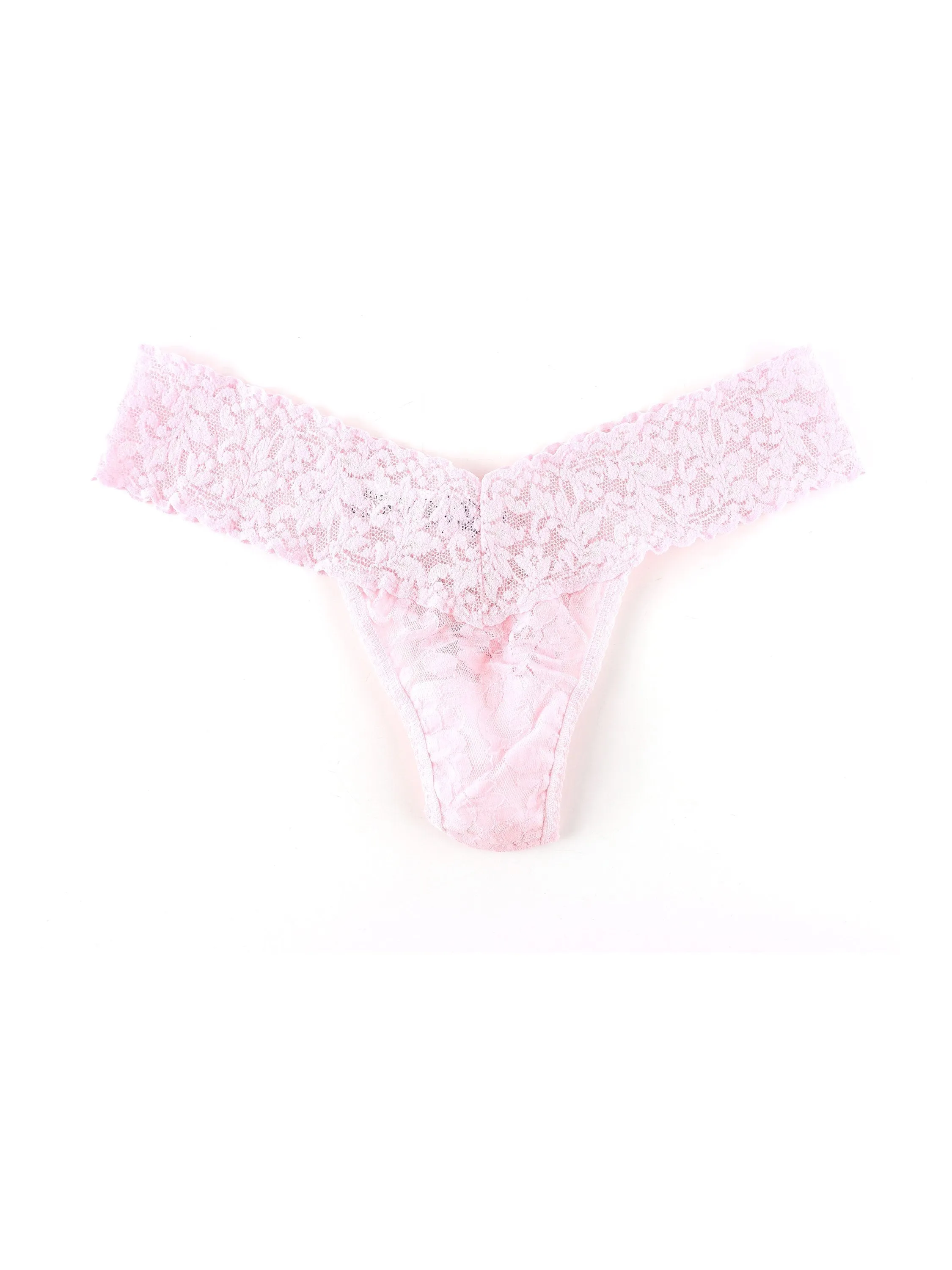 Petite Size Signature Lace® Low Rise Thong Bliss Pink sold by Hanky Panky product image thumbnail 2