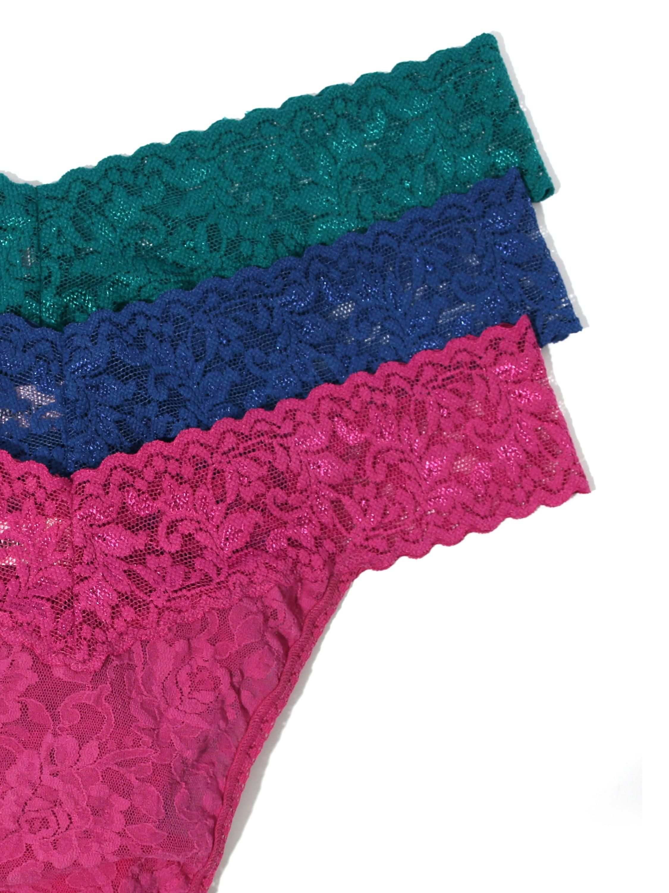 Holiday 3 Pack Original Rise Thongs sold by Hanky Panky product image thumbnail 2