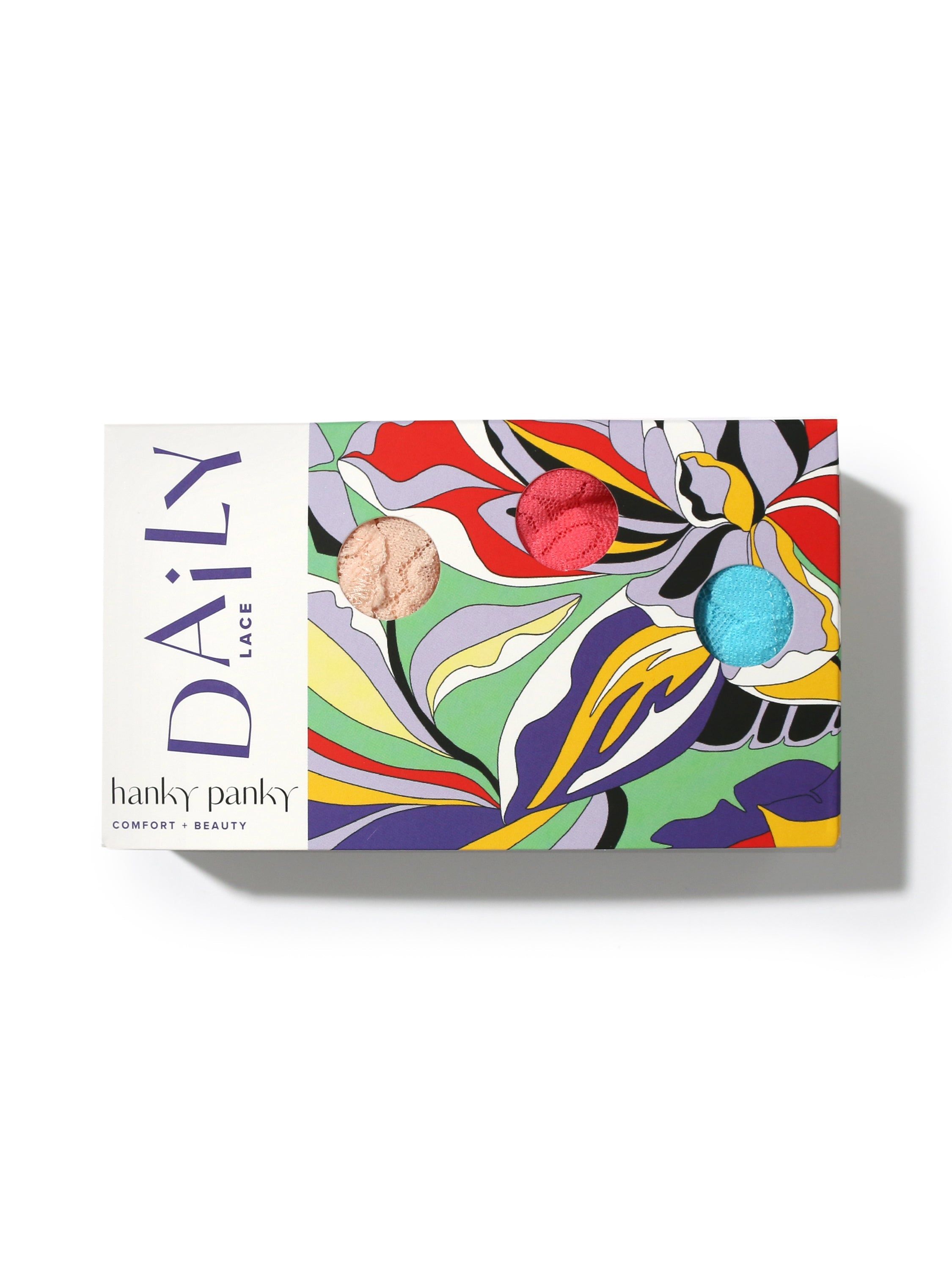 Daily Lace™ Original Rise Thong 3 Pack sold by Hanky Panky product image thumbnail 3