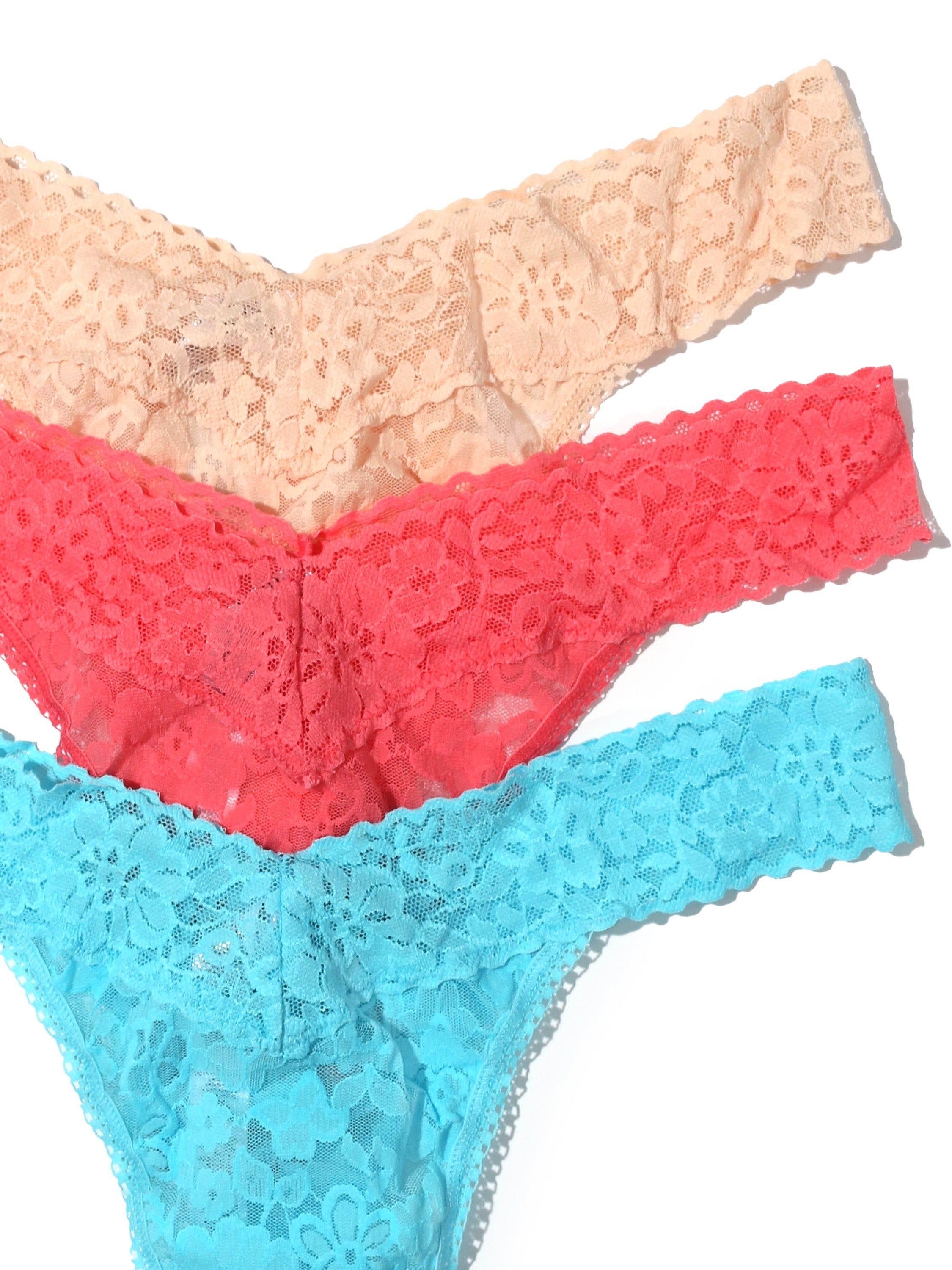 Daily Lace™ Original Rise Thong 3 Pack sold by Hanky Panky product image thumbnail 2