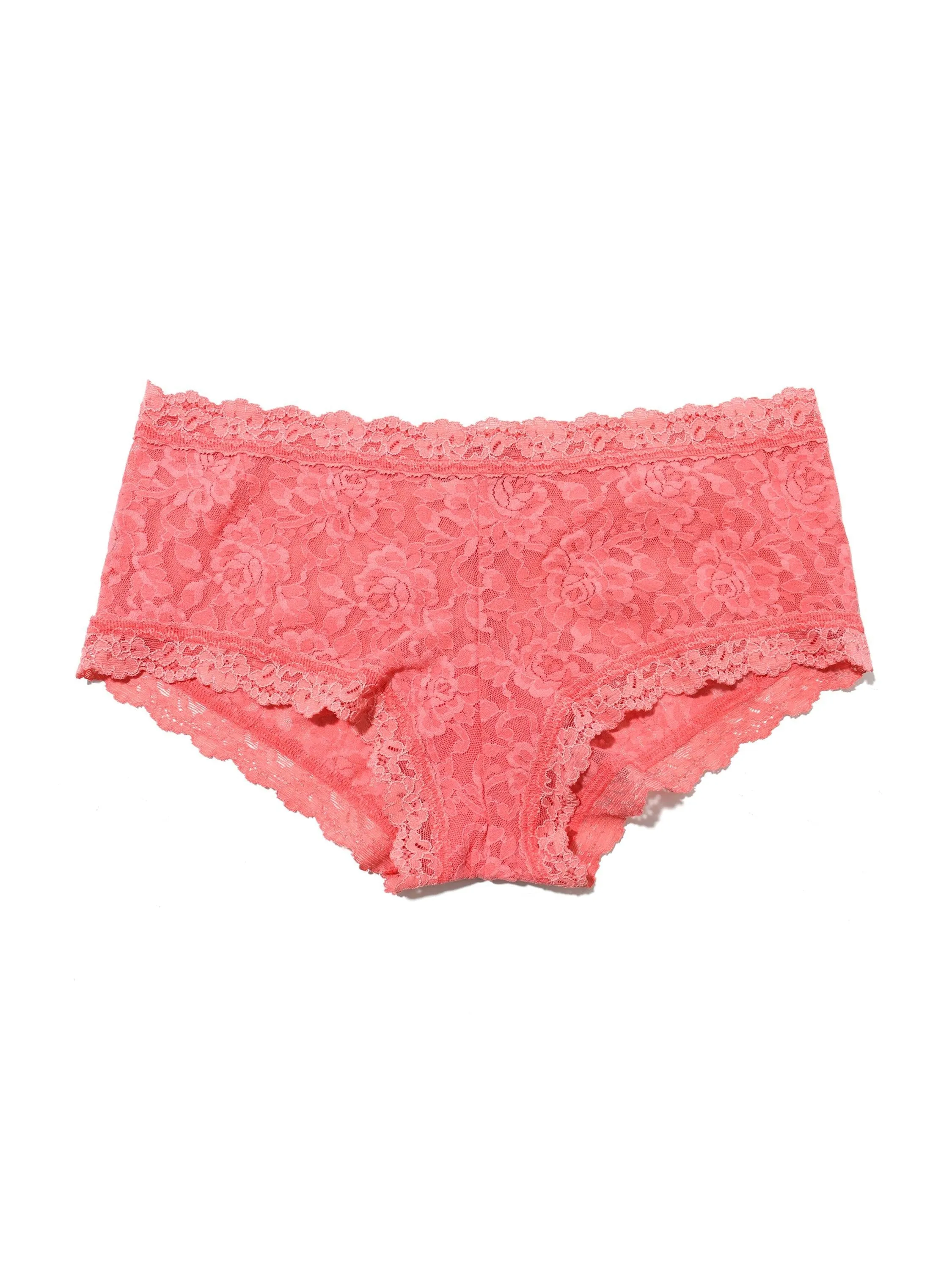 Signature Lace Boyshort Guava Pink Sale sold by Hanky Panky