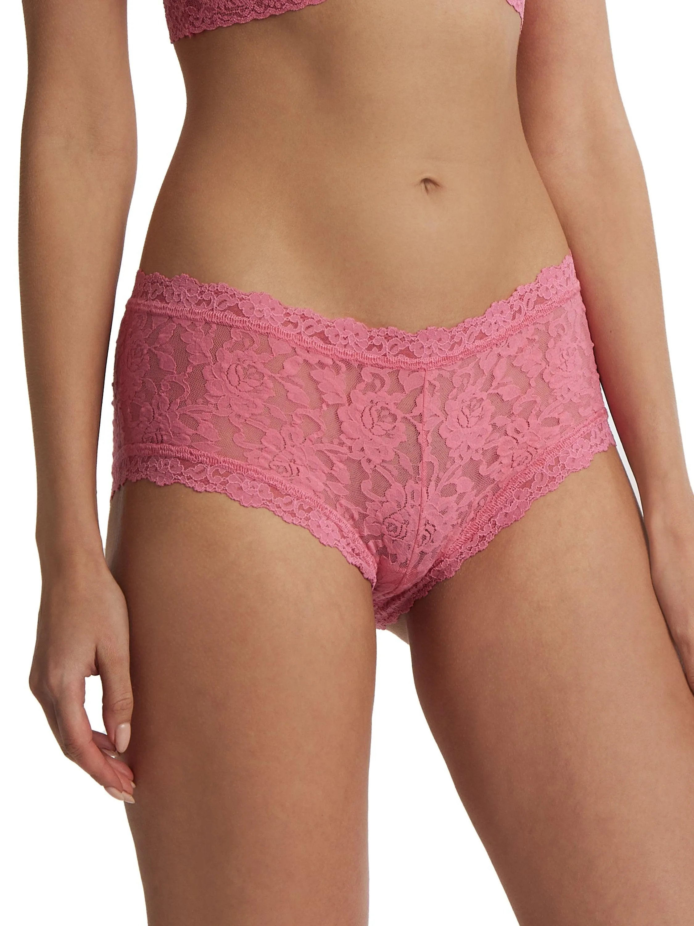Signature Lace Boyshort Guava Pink Sale sold by Hanky Panky product image thumbnail 2