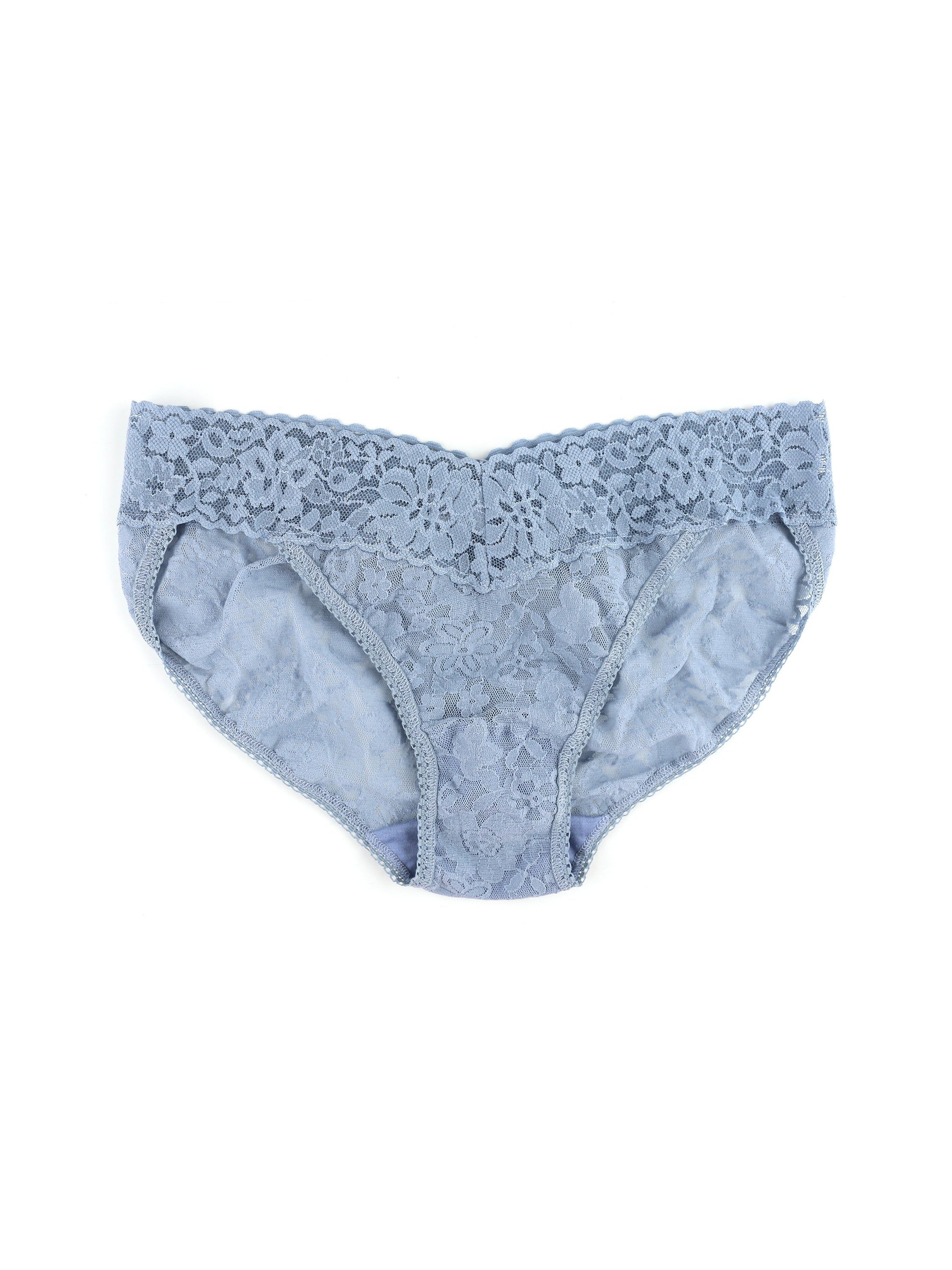 Daily Lace™ V-Kini Grey Mist sold by Hanky Panky