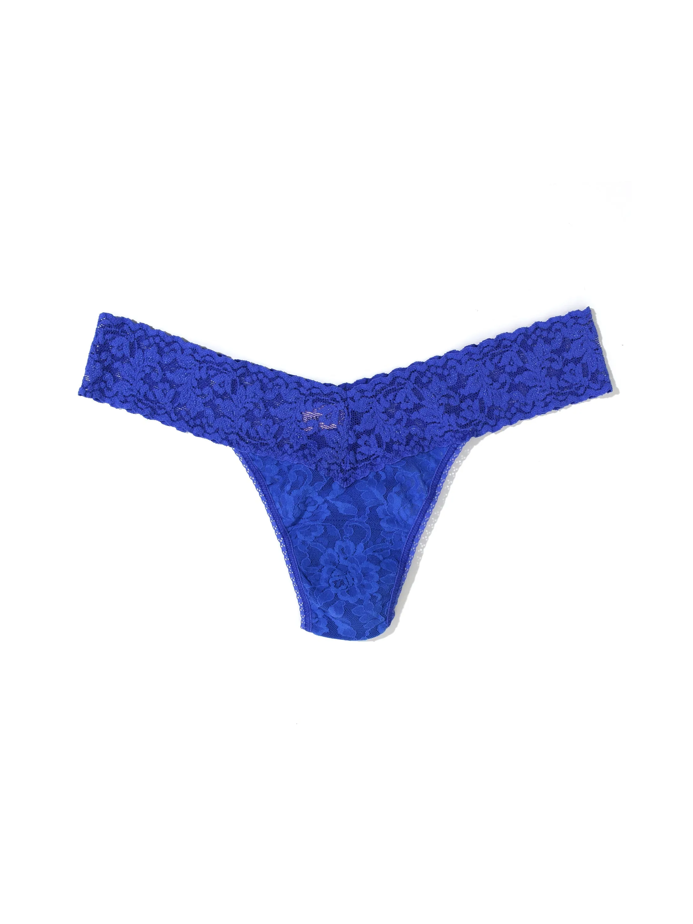 Signature Lace® Low Rise Thong Blue Solace sold by Hanky Panky product image thumbnail 3