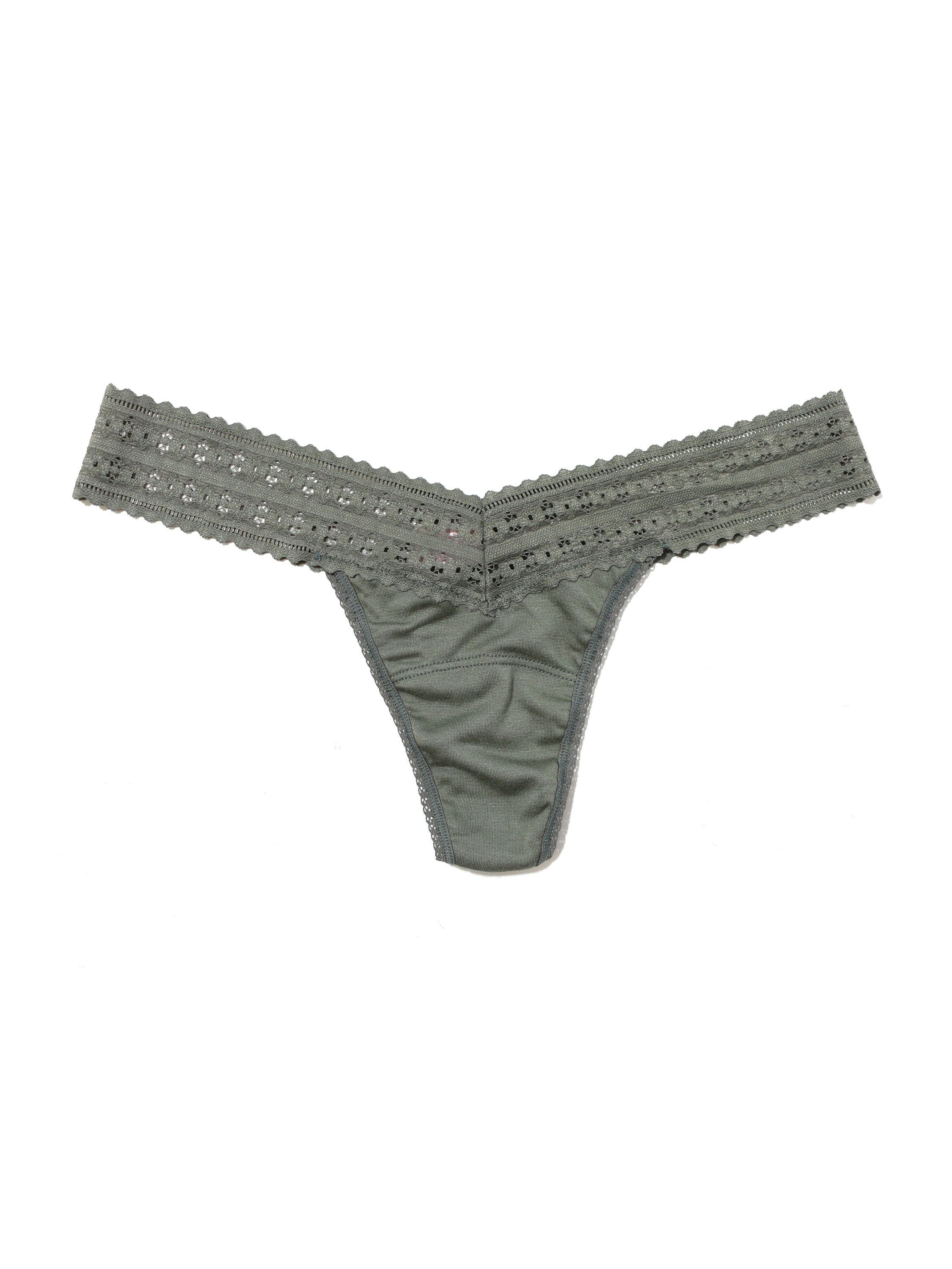 DreamEase™ Low Rise Thong Spaced Out Grey sold by Hanky Panky
