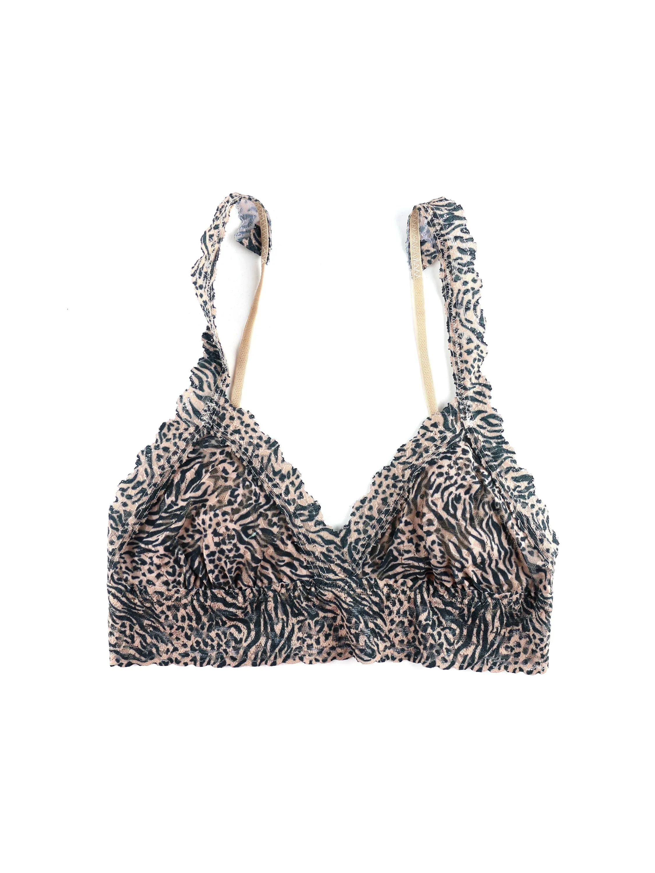 Printed Signature Lace Crossover Bralette Sale sold by Hanky Panky