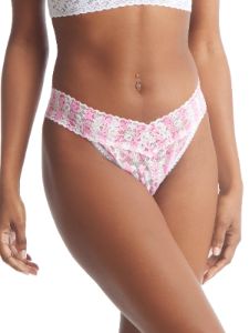 Printed Daily Lace™ Original Rise Thong Wanderlust Sale sold by Hanky Panky