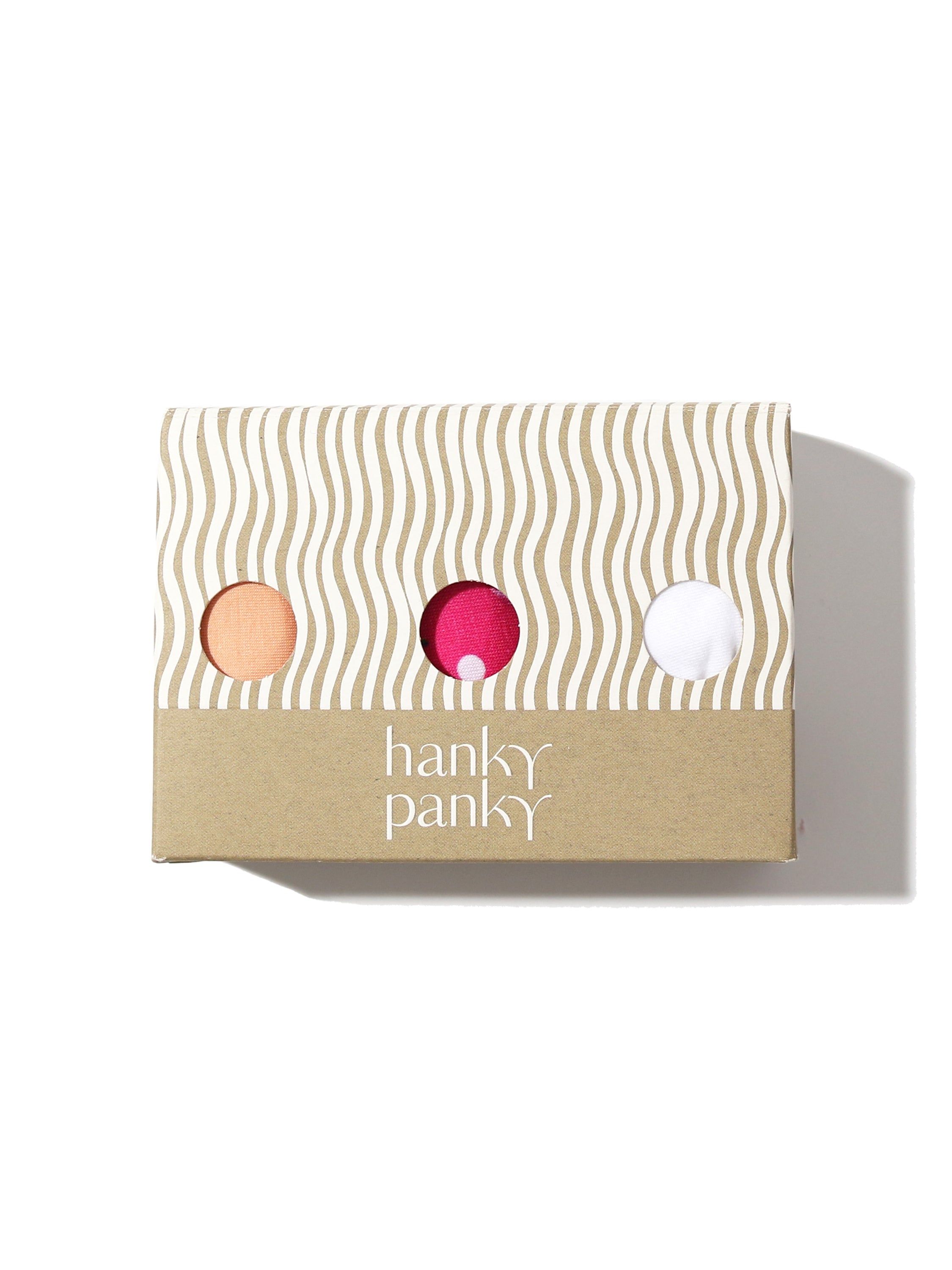 3 Pack Supima® Cotton Low Rise Thongs with Contrast Trim Exclusive Sale sold by Hanky Panky product image thumbnail 3