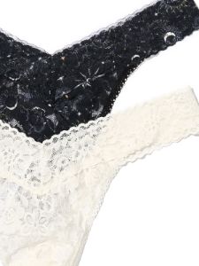 Daily Lace™ Astrology Original Rise Thong 2 Pack Cancer sold by Hanky Panky