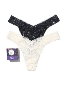 Daily Lace™ Astrology Original Rise Thong 2 Pack Cancer sold by Hanky Panky