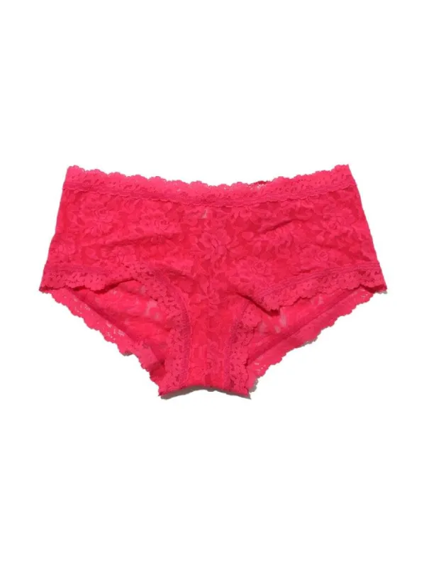 Signature Lace Boyshort Vivid Coral Sale sold by Hanky Panky