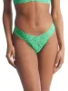 Signature Lace® Low Rise Thong Retrospective Green sold by Hanky Panky