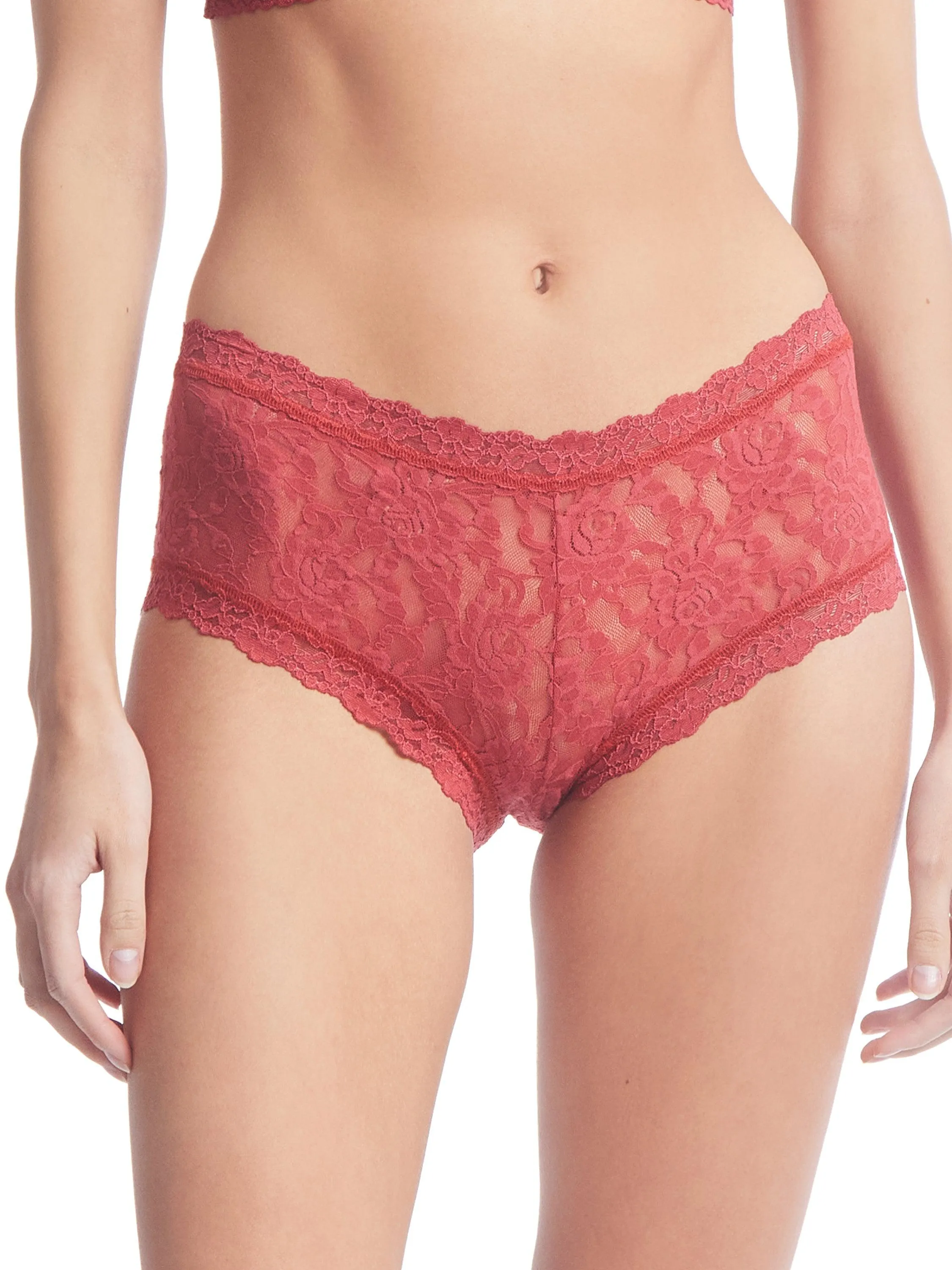 Signature Lace Boyshort Burnt Sienna Red Sale sold by Hanky Panky product image thumbnail 3