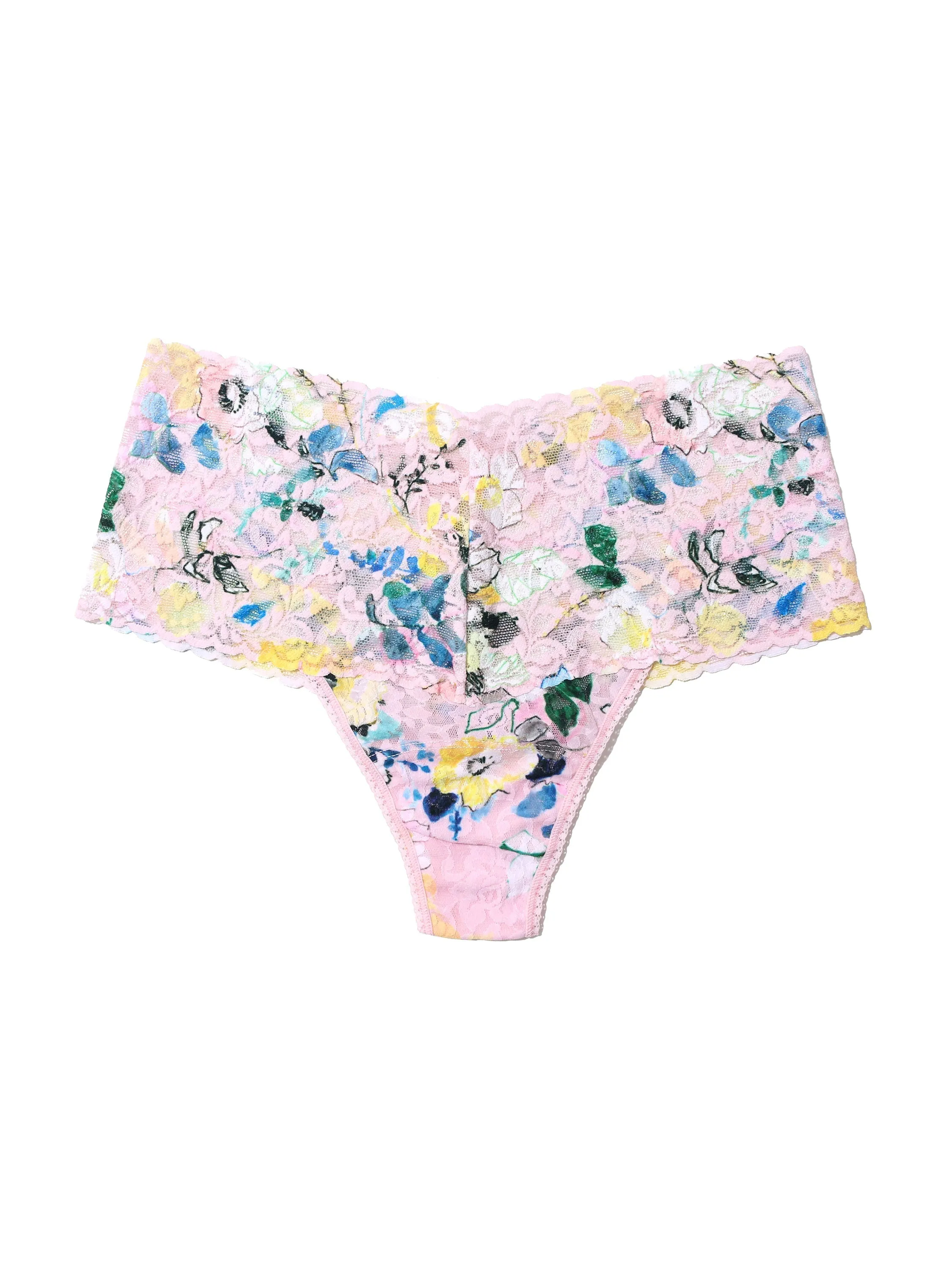 Printed Retro Lace Thong Cannes You Believe It Sale sold by Hanky Panky product image thumbnail 2