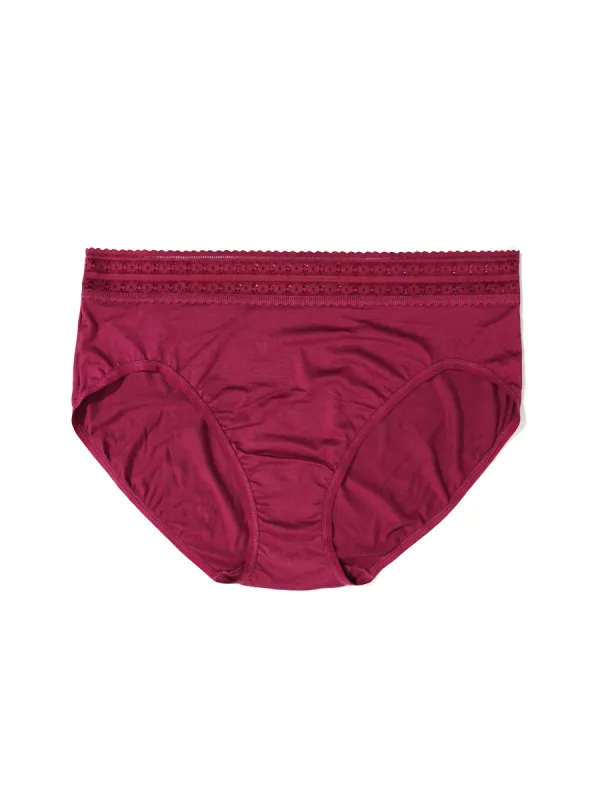 Plus Size DreamEase™ French Brief Exclusive California Raisin Purple sold by Hanky Panky