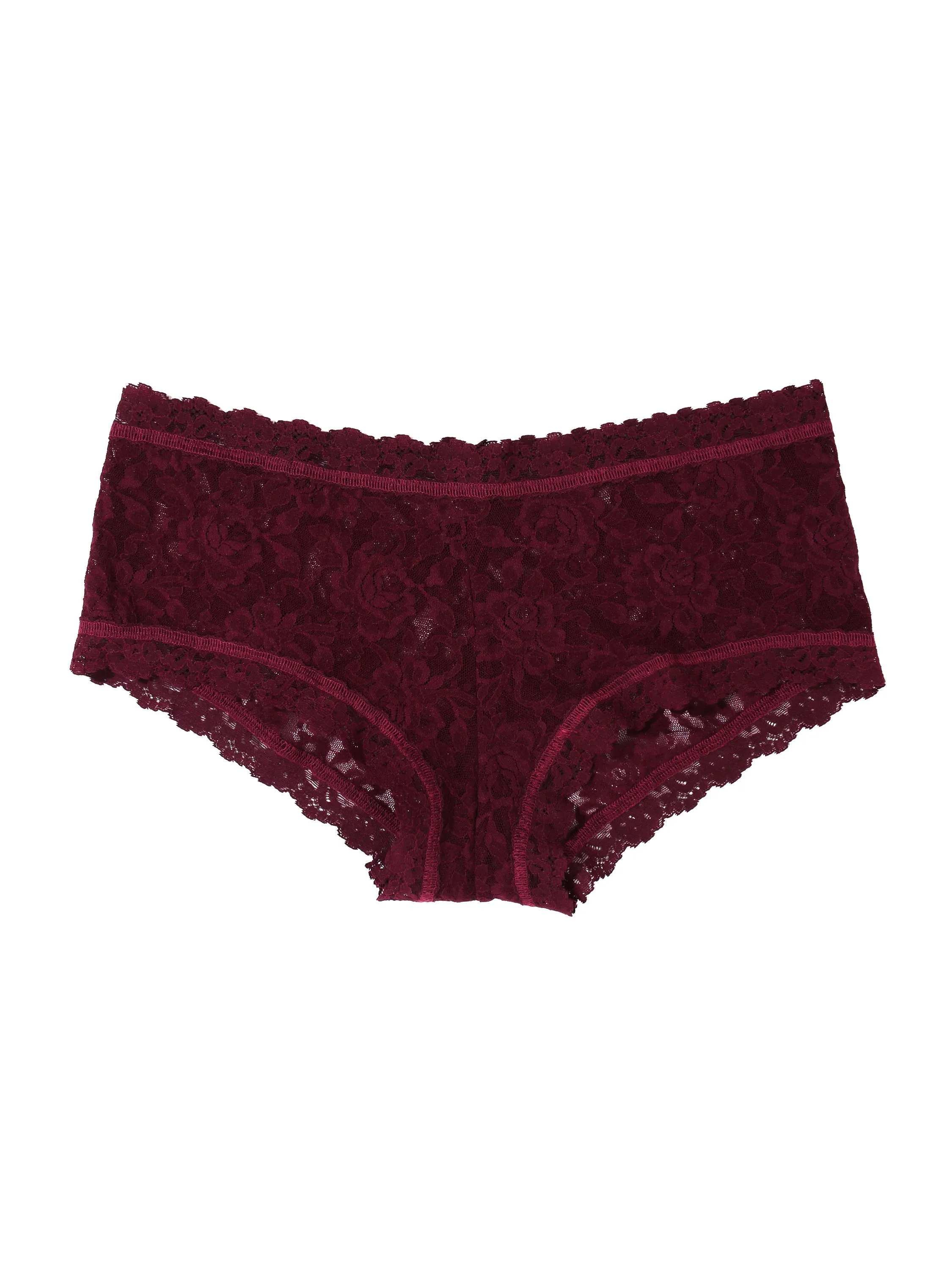 Signature Lace Boyshort Dried Cherry Red Sale sold by Hanky Panky product image thumbnail 3