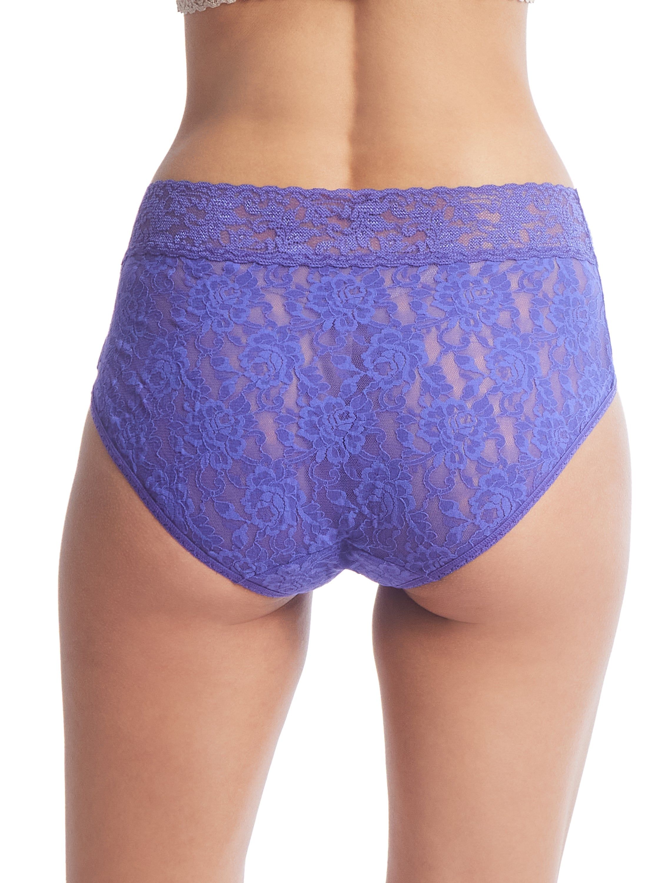 Signature Lace French Brief Wild Violet Purple sold by Hanky Panky product image thumbnail 3