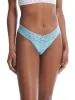 Supima® Cotton Low Rise Thong Mineral Blue Sale sold by Hanky Panky