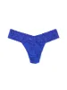 Petite Size Signature Lace Low Rise Thong Blue Solace sold by Hanky Panky