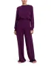 French Terry Cropped Crew Sweatshirt Dried Cherry Red Sale sold by Hanky Panky
