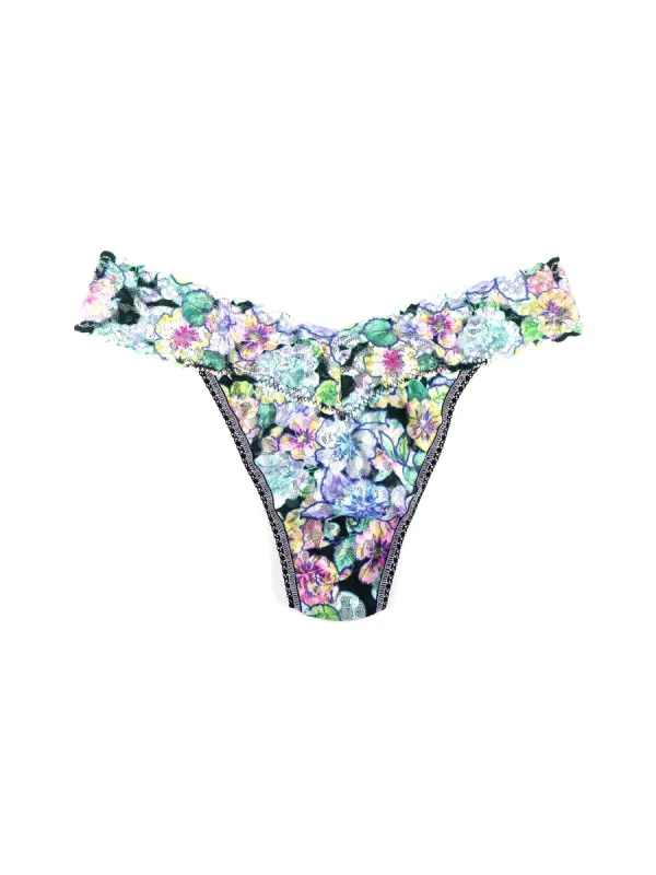 Printed Signature Lace Original Rise Thong Fantasy Fiction Sale sold by Hanky Panky