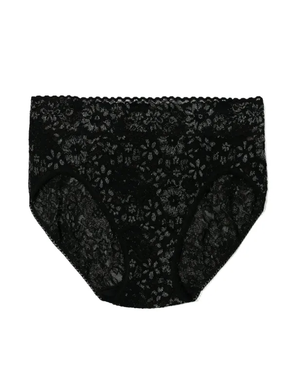 Lurex Daily Lace French Brief Black sold by Hanky Panky