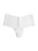 Retro Lace Thong White sold by Hanky Panky