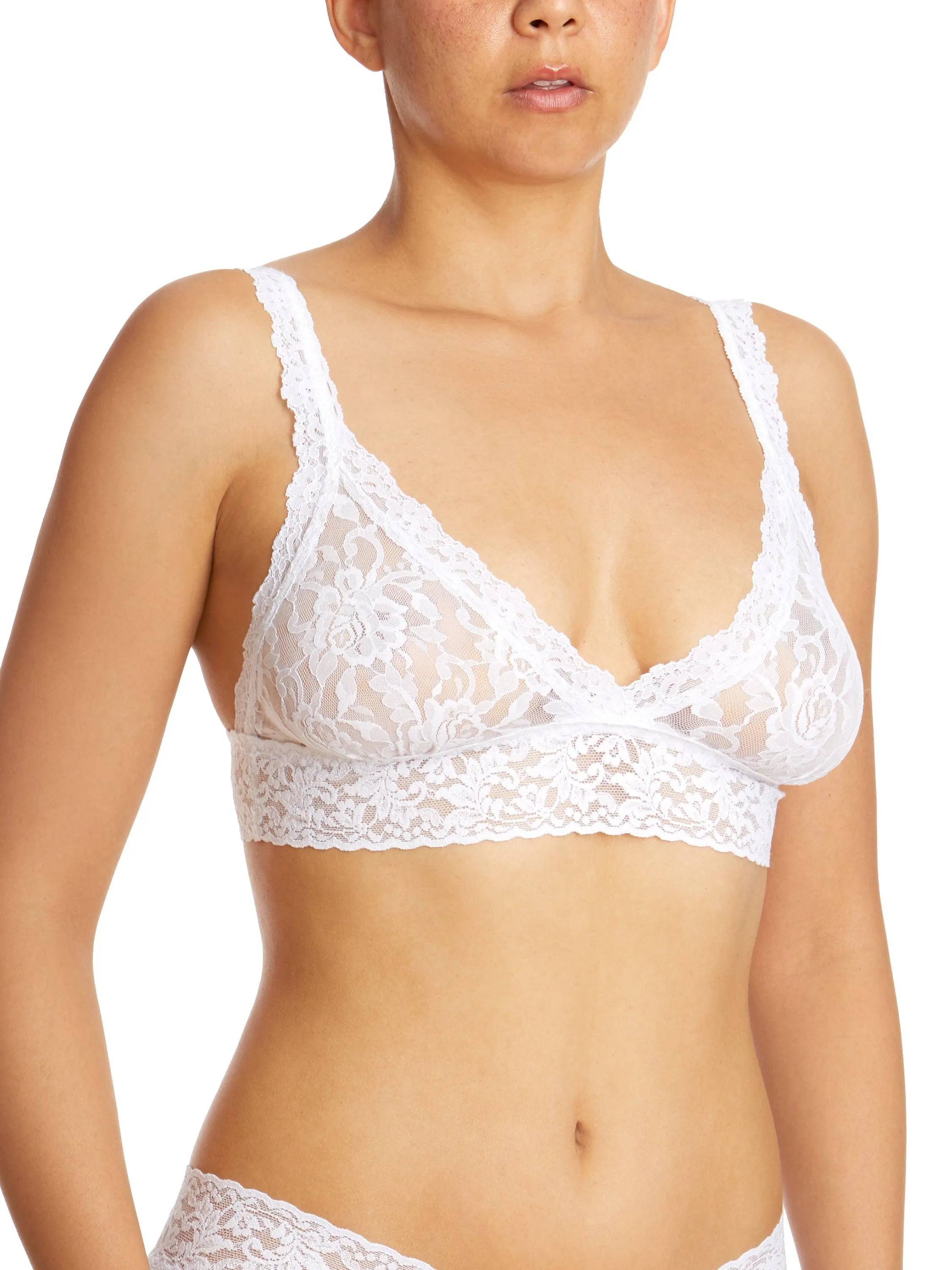 Signature Lace® Crossover Bralette White Black Friday Sale sold by Hanky Panky product image thumbnail 5
