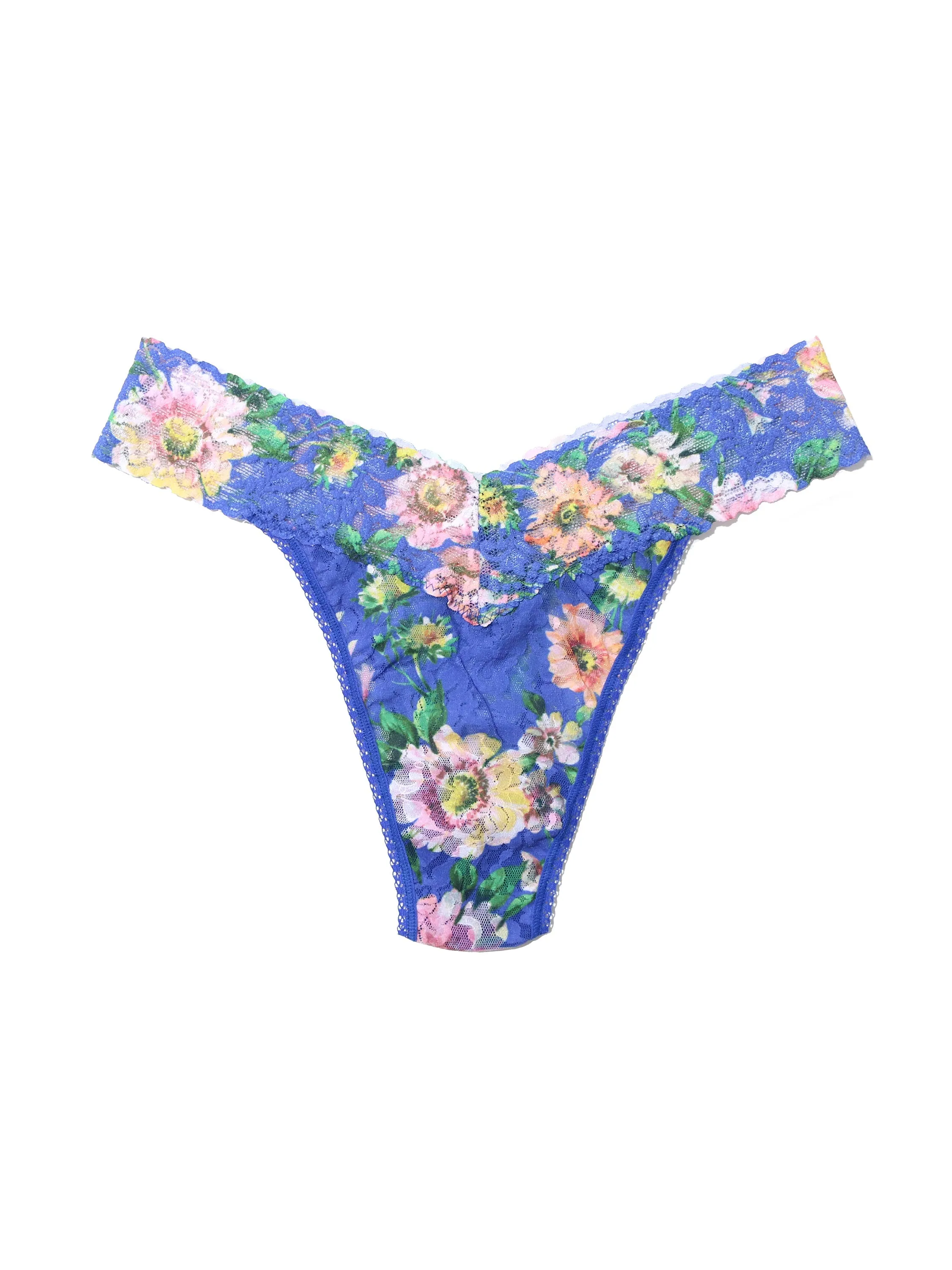 Printed Signature Lace Original Rise Thong Happy Place Sale sold by Hanky Panky product image thumbnail 5