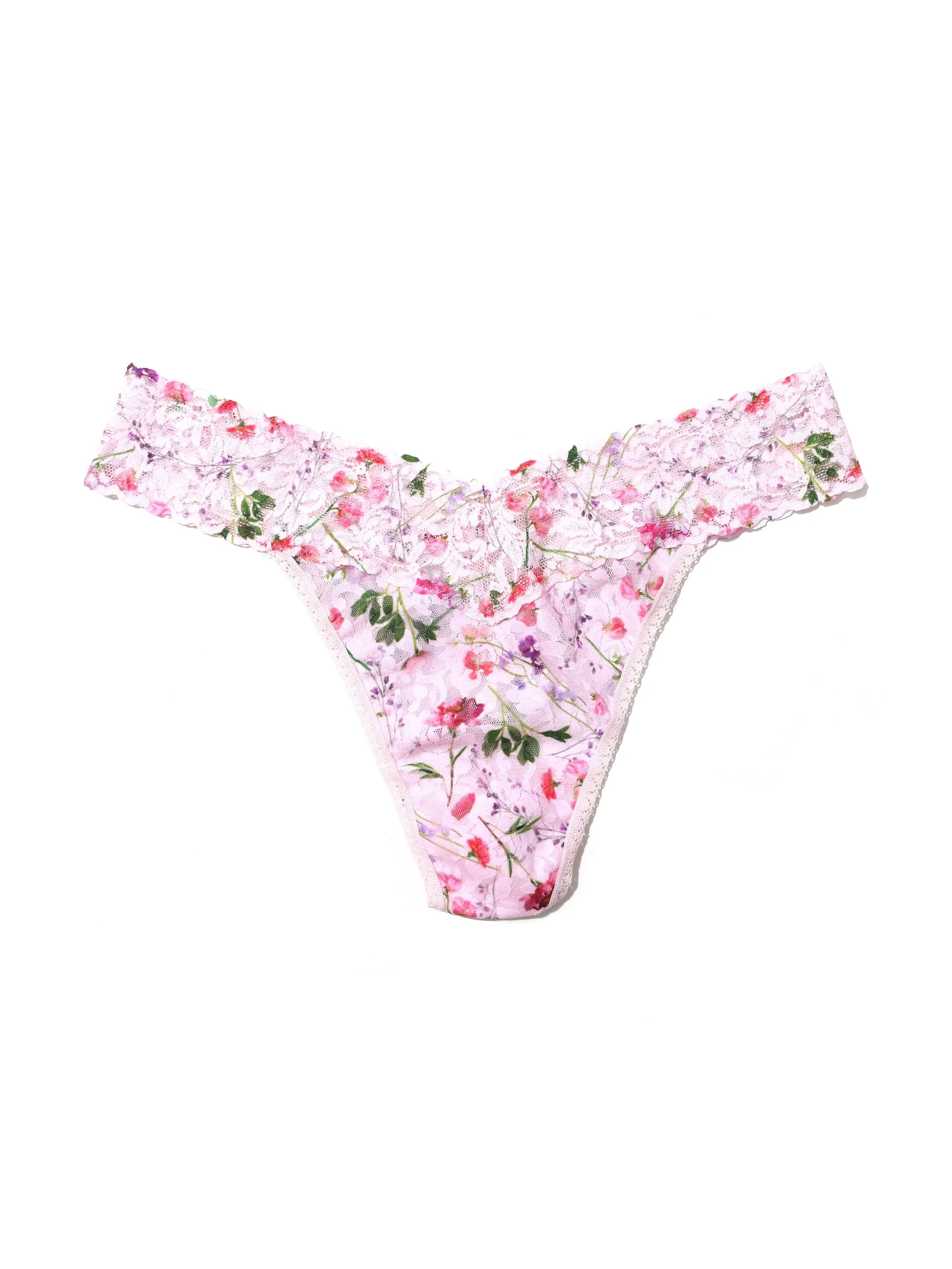 Printed Signature Lace Original Rise Thong Rise And Vines Sale sold by Hanky Panky