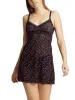 Cross-Dyed Leopard Chemise Black/Tulip Pink Sale sold by Hanky Panky
