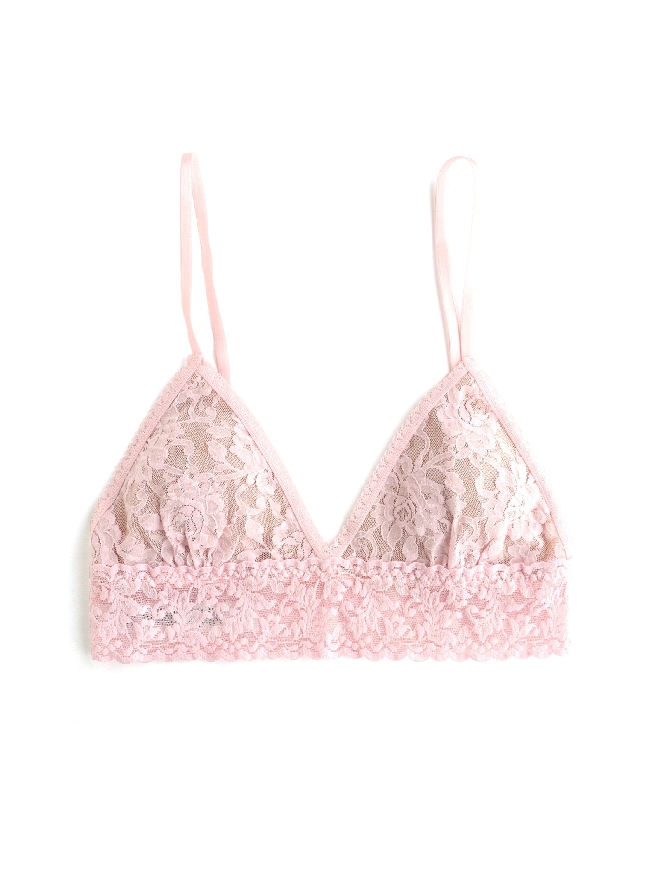 Signature Lace Padded Triangle Bralette sold by Hanky Panky
