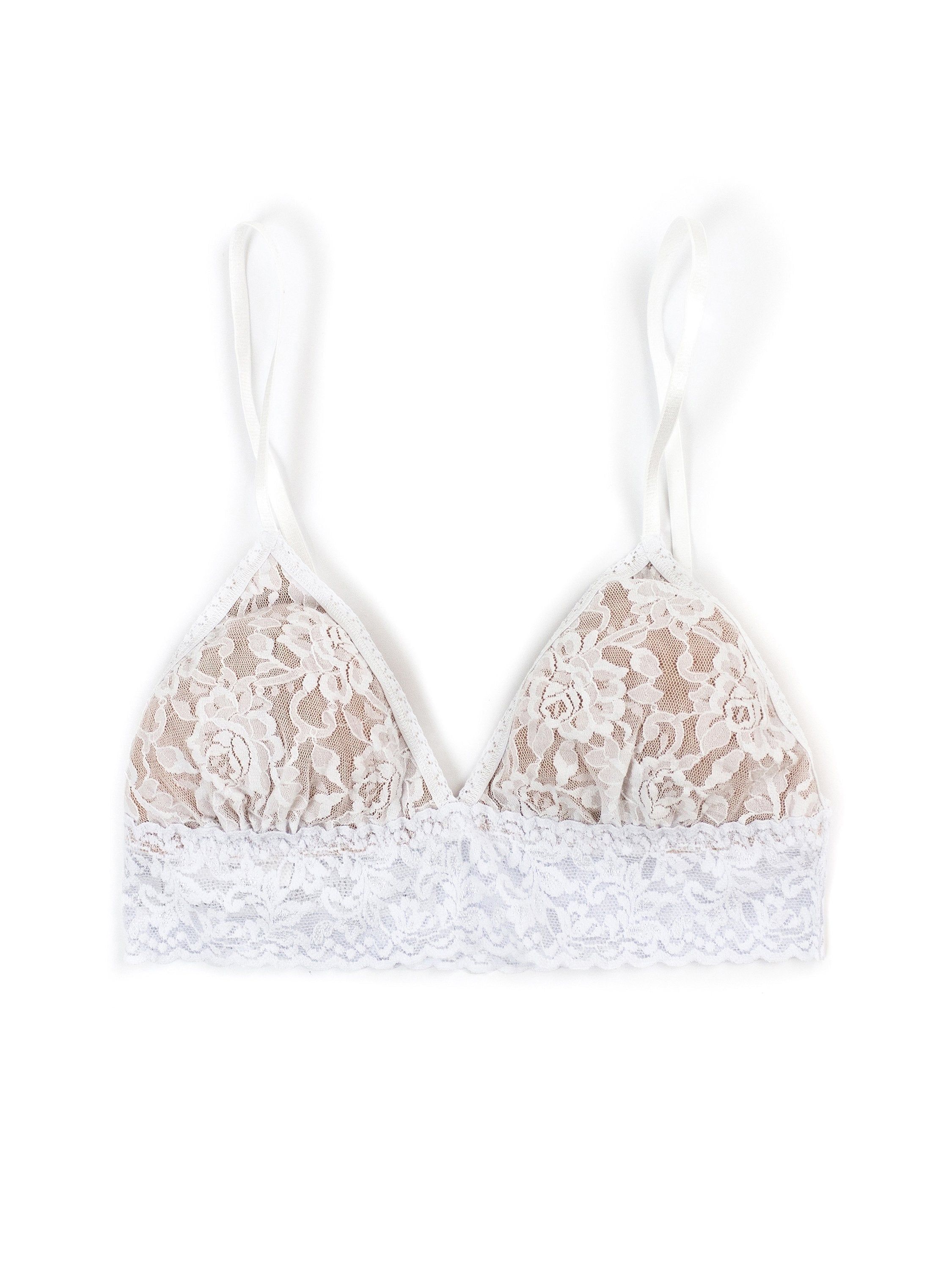 Signature Lace Padded Triangle Bralette sold by Hanky Panky product image thumbnail 6