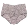 Retro Lace V-Kini Steel Grey sold by Hanky Panky