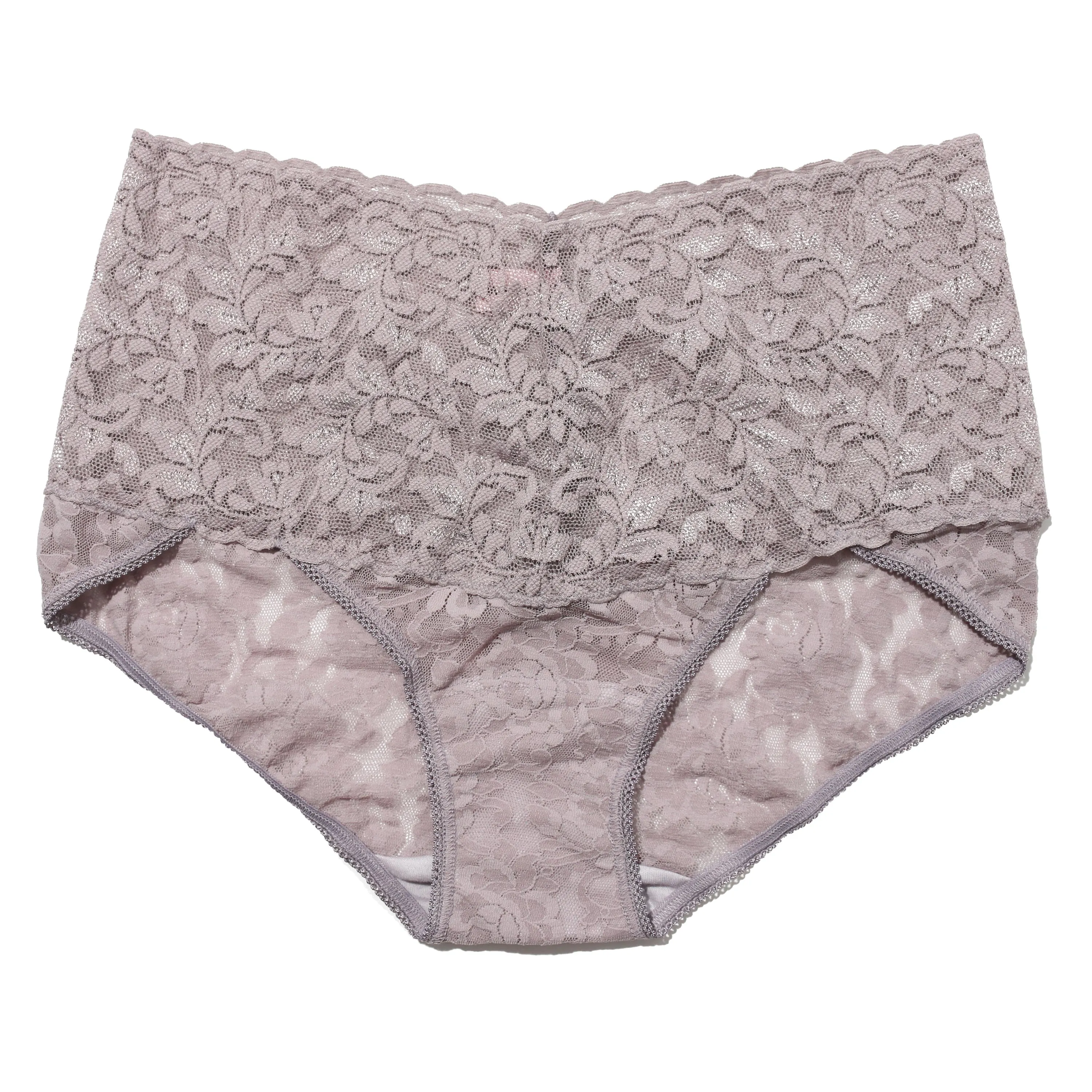 Retro Lace V-Kini Steel Grey sold by Hanky Panky product image thumbnail 3