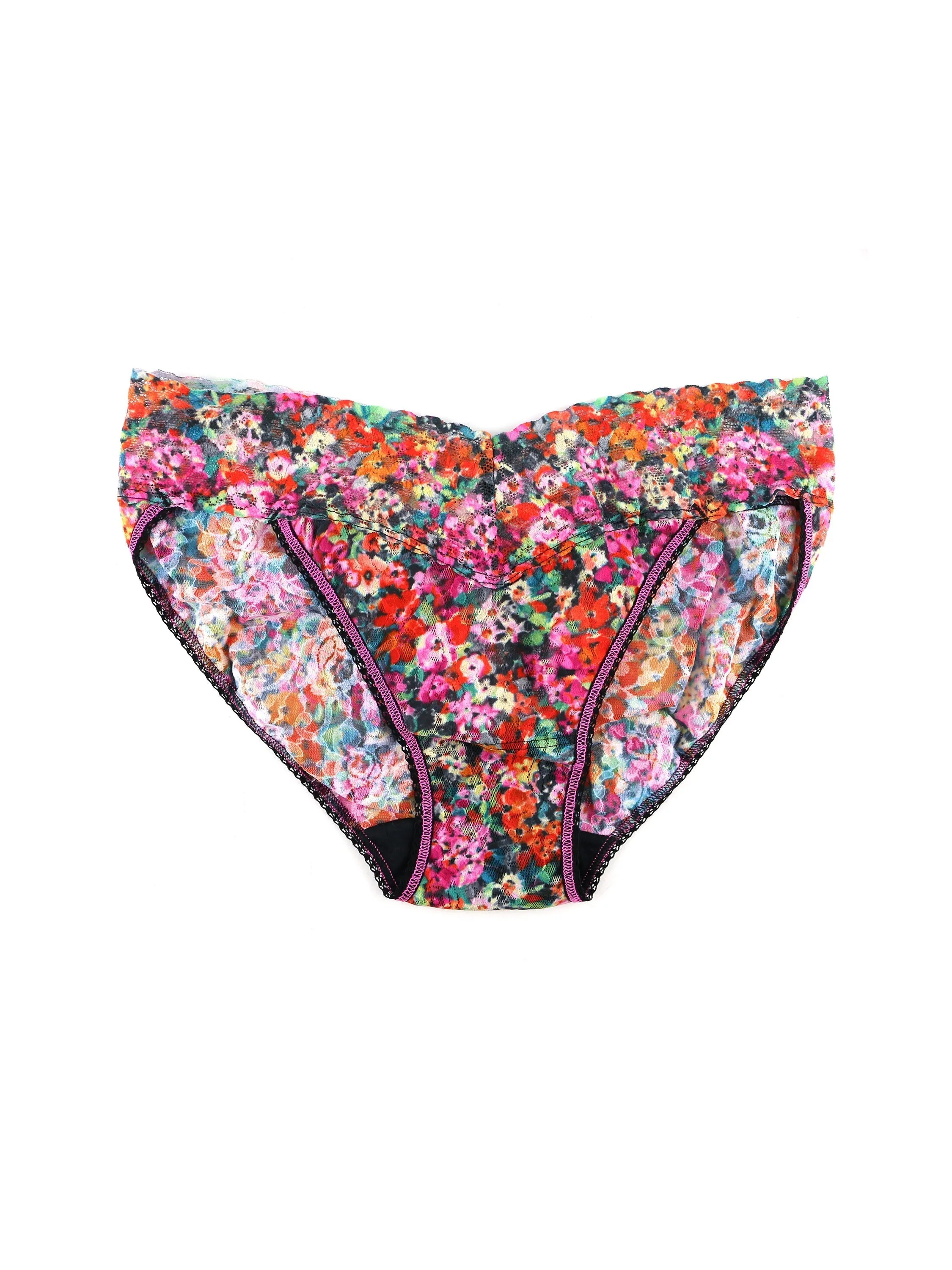 Printed Signature Lace V-Kini Sale Pashley Manor Gardens sold by Hanky Panky